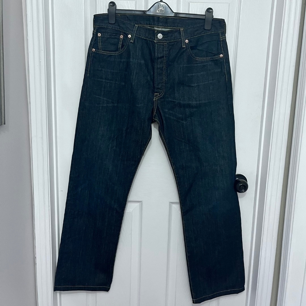 Levi's Men's Dark Blue Straight Jeans
